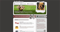 Desktop Screenshot of perfectpaws.ie